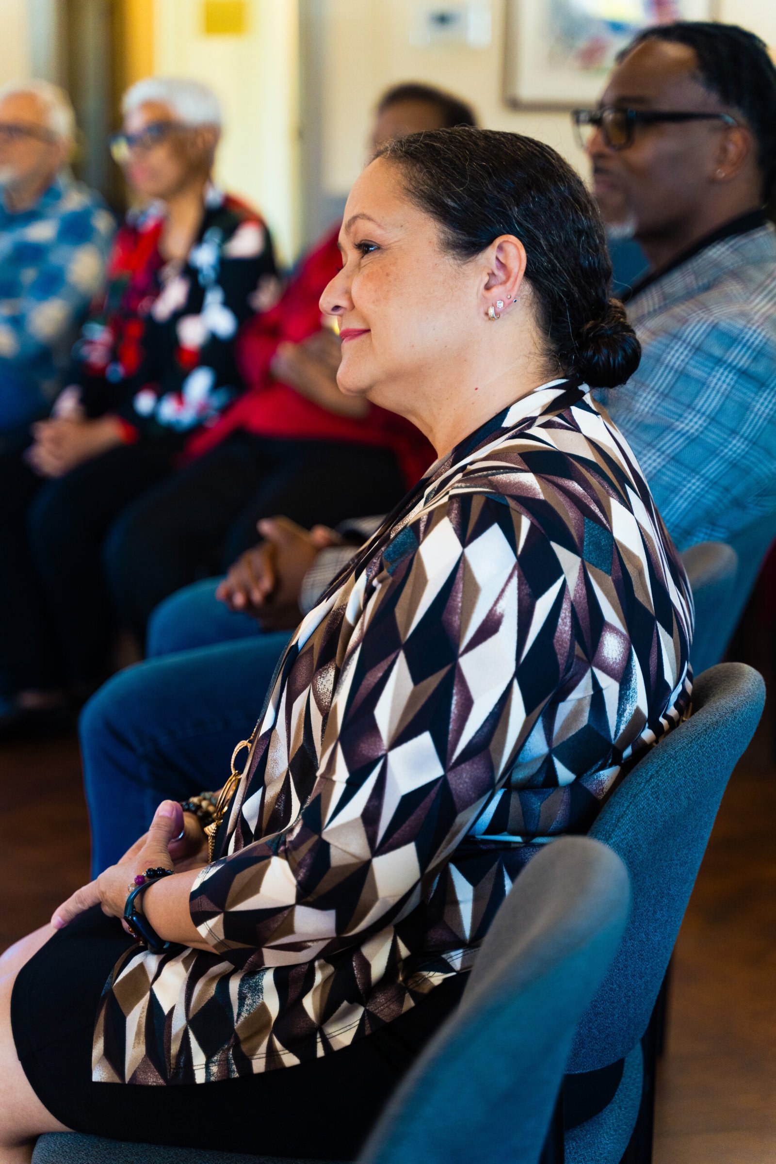 Shona coaching a client